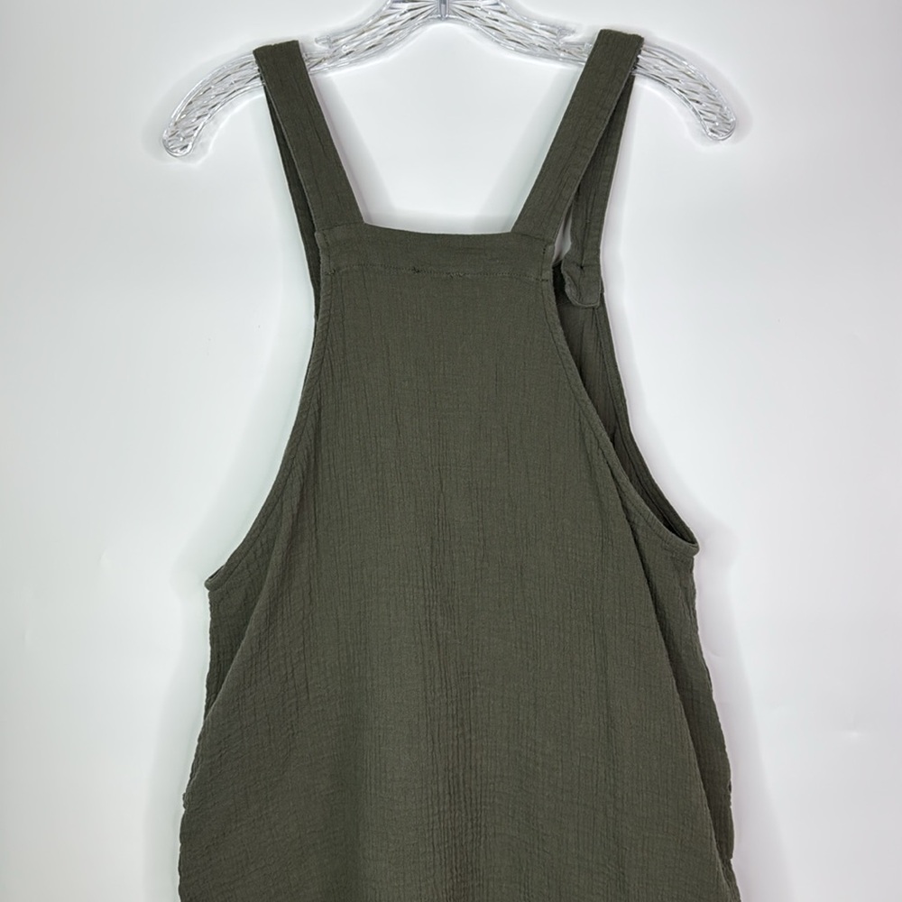 Umgee Green Overall Jumper Dress Size Large - Picture 5 of 8